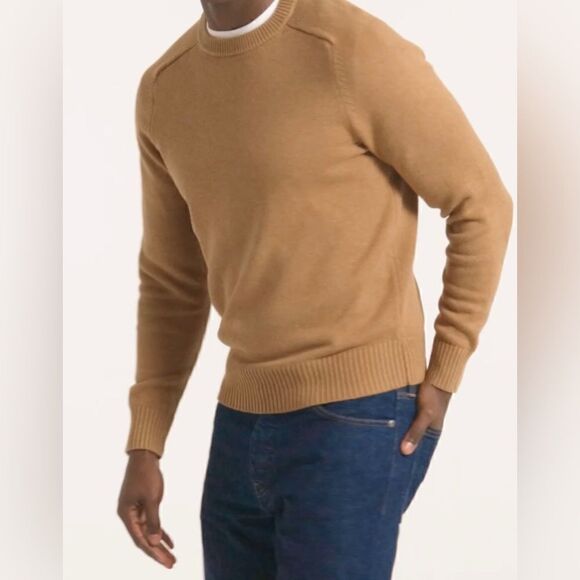 ❤️NWT J. Crew Men’s Sweater | M in Tan - Picture 2 of 5